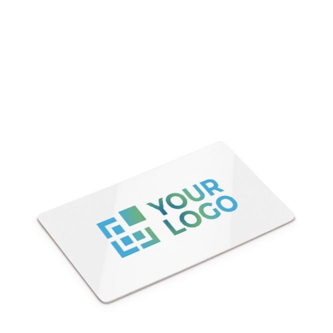 Scheda di plastica con lamina che blocca le frequenze RFID color nero