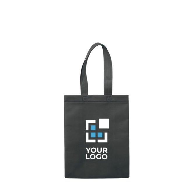 Borsa in tnt laminato opaco con manici coordinati da 105 g/m²
