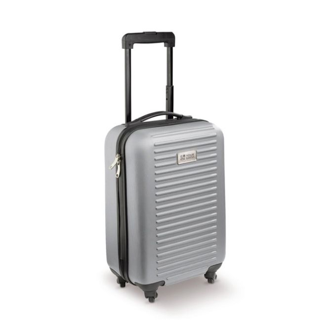 Trolley in ABS da 18'' con manico estraibile e placca da incidere