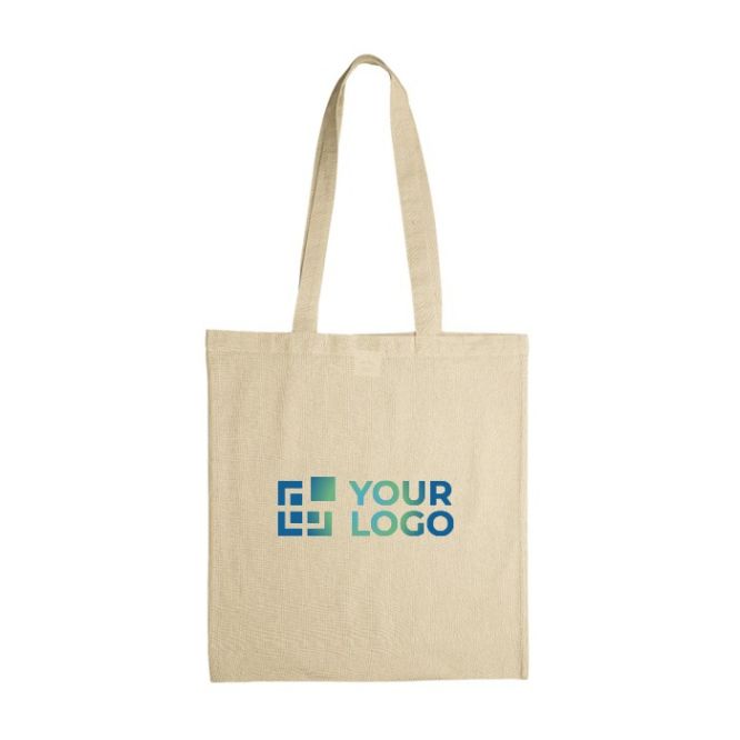 Shopper di cotone con certificazione OEKO-TEX da 140 g/m²