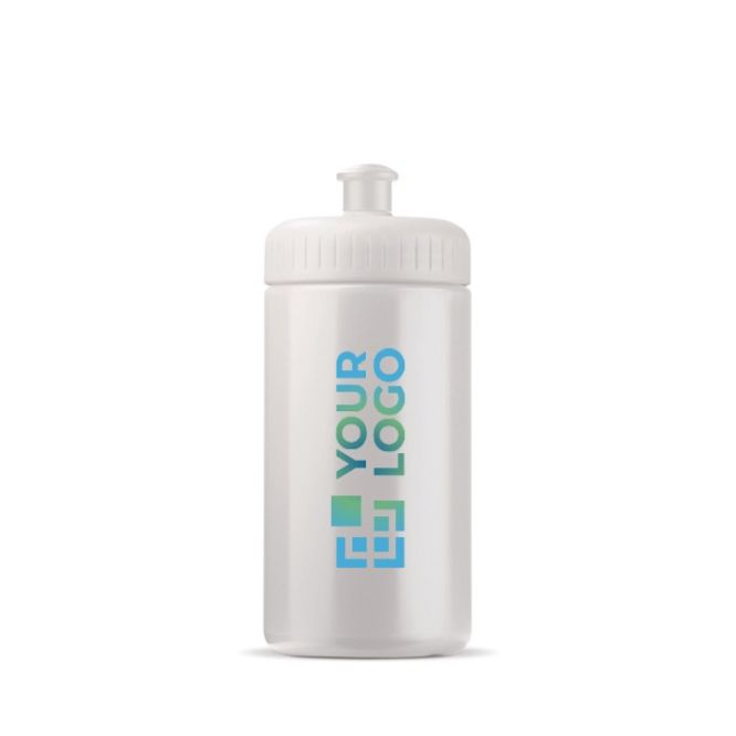 Borraccia promozionale in plastica BPA free e tappo anti goccia 500ml