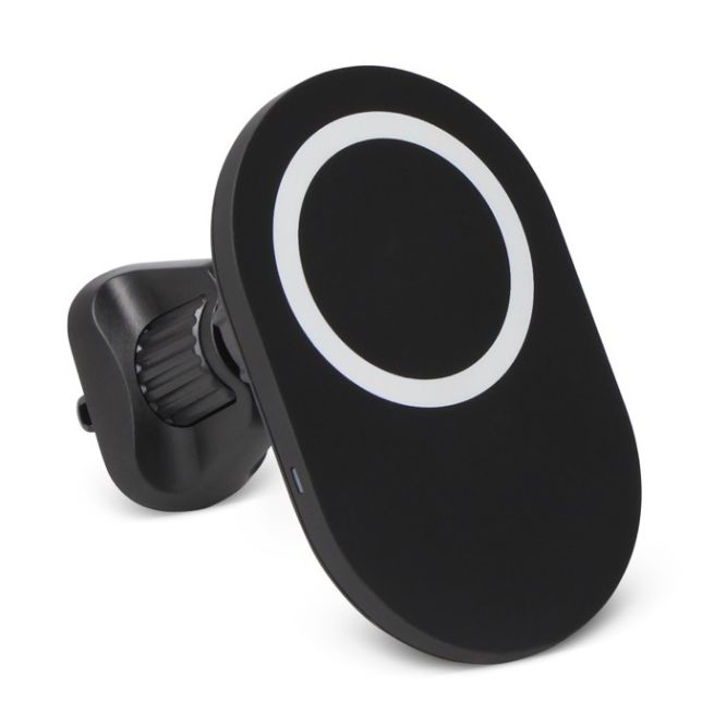 Caricatore wireless magnetico MegSafe per auto in ABS riciclato da 15W