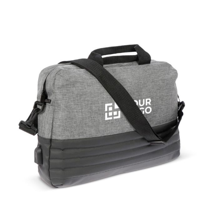 Borsa in rPET con cerniere nascoste e tasca per pc e tablet da 15''