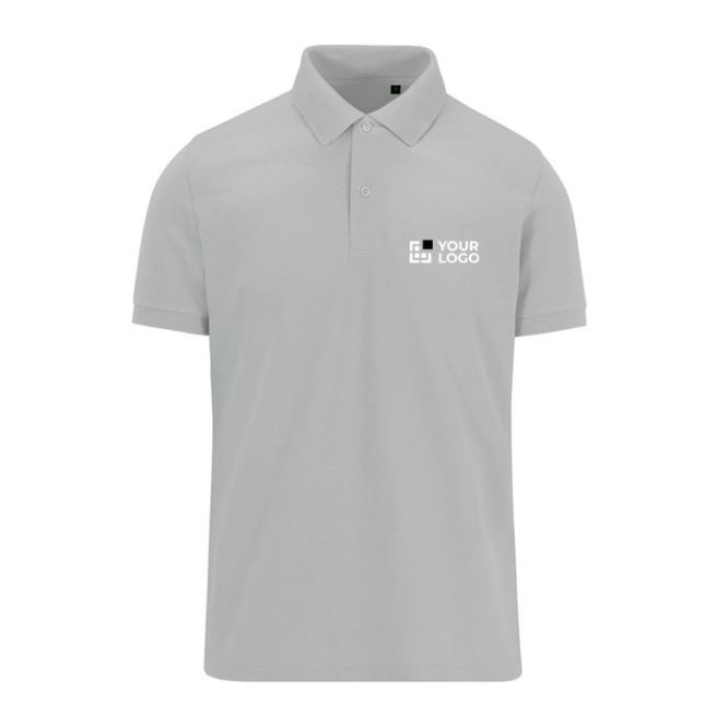Polo a maniche corte colorata in poliestere e cotone 180 g/m² B&C color grigio