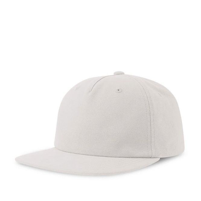Cappello con visiera piatta in cotone riciclato e organico 260 g/m²