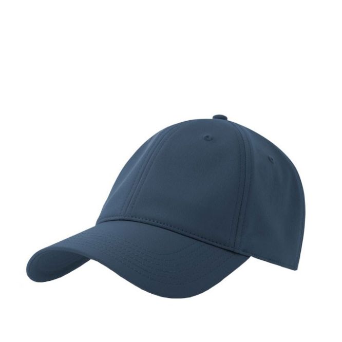 Cappellino con dry tech in poliestere riciclato ed elastan da 195 g/m² color blu mare