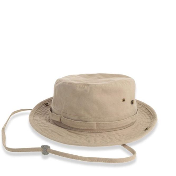Cappello safari con cinturino in cotone riciclato e organico 260 g/m²