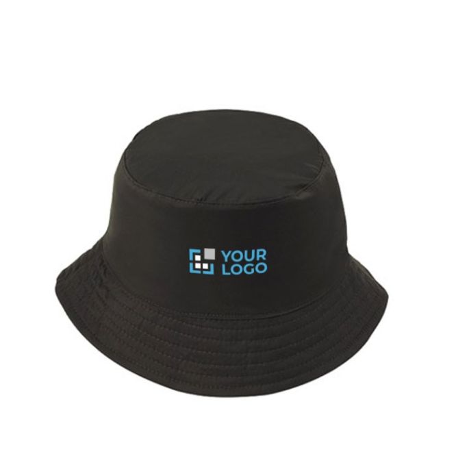 Cappello reversibile stile bob in nylon con fodera interna in pile