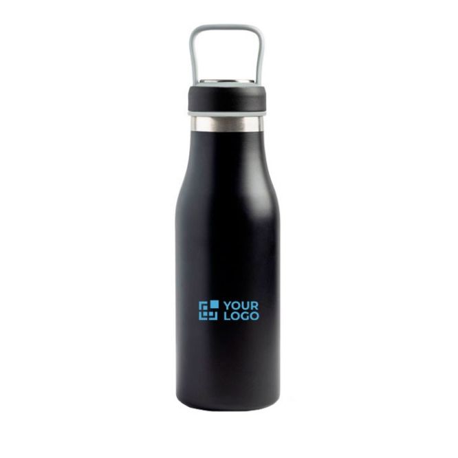 Borraccia termica con scomparto nel tappo e manico da 510 ml