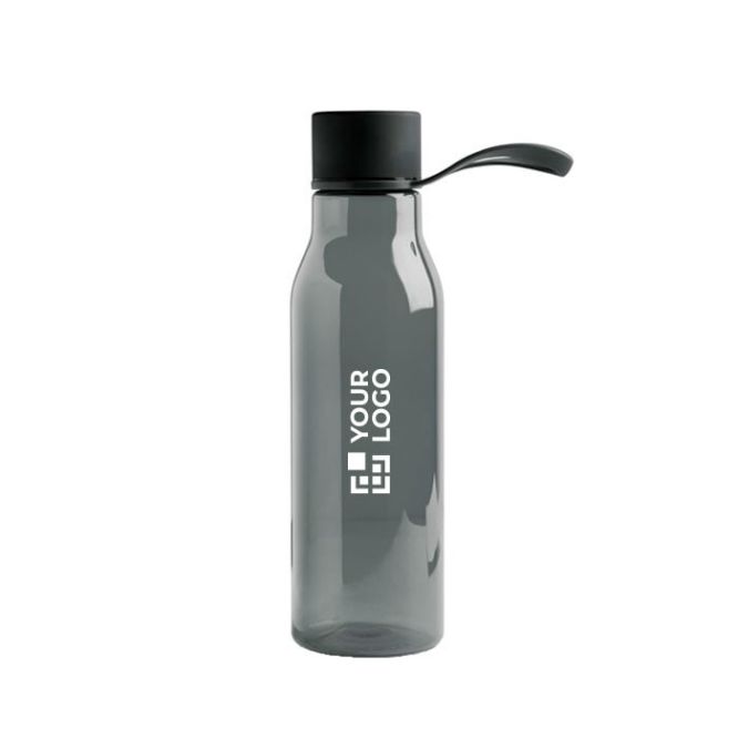 Borraccia in tritan con tappo in metallo e manico in silicone 600 ml