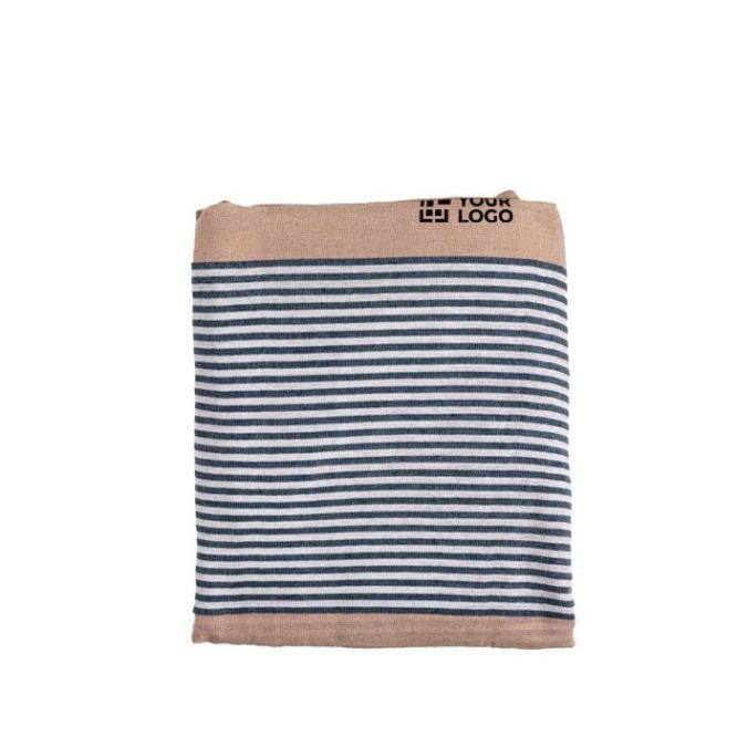 Telo da spiaggia promozionale 100 x 180cm in cotone leggero da 220g/m²