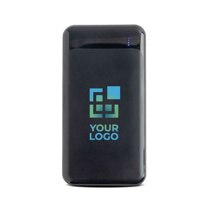 Powerbank in ABS riciclato con varie porte USB da 10.000 mAh