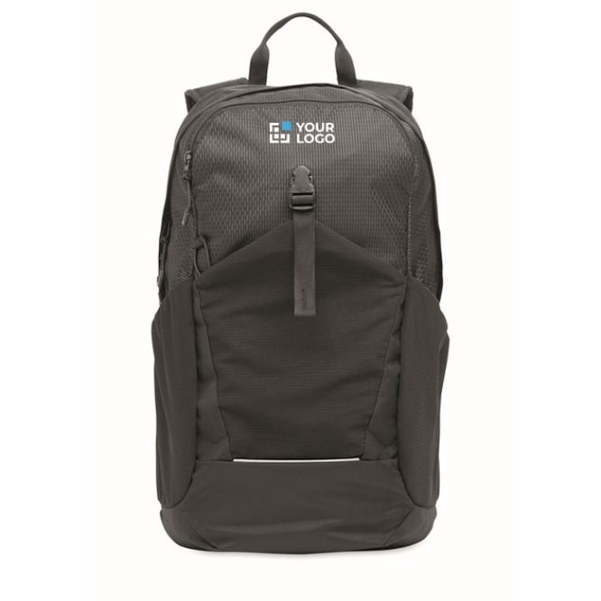 Zaino idrorepellente con fascia riflettente e tasca per pc 15''