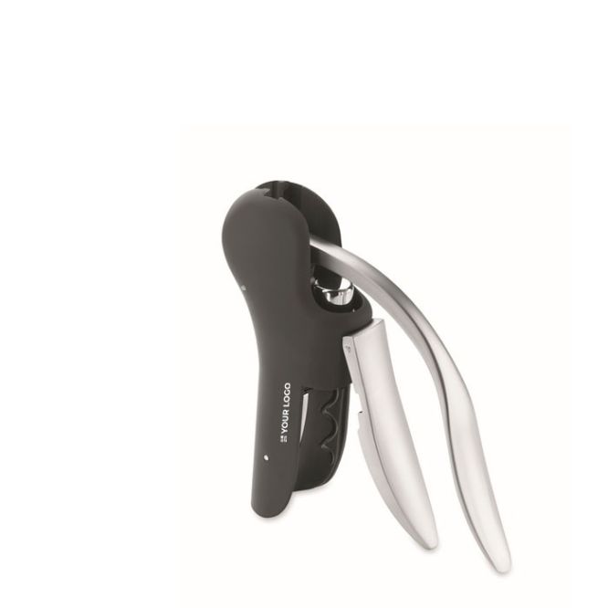 Cavatappi personalizzabile semi automatico in ABS con finitura gommata
