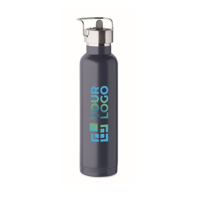 Borraccia termica in acciaio inox riciclato con cannuccia da 660ml