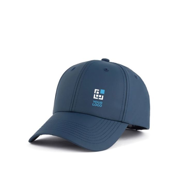 Cappellino 6 pannelli con chiusura a fibbia regolabile in rPET 85g/m²