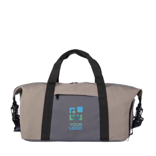 Borsa da viaggio tricolore con scomparto laterale per le scarpe