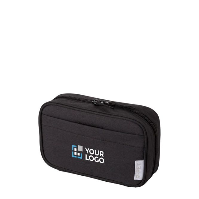 Necessaire da viaggio in poliestere rPET 600D con tasche multiple