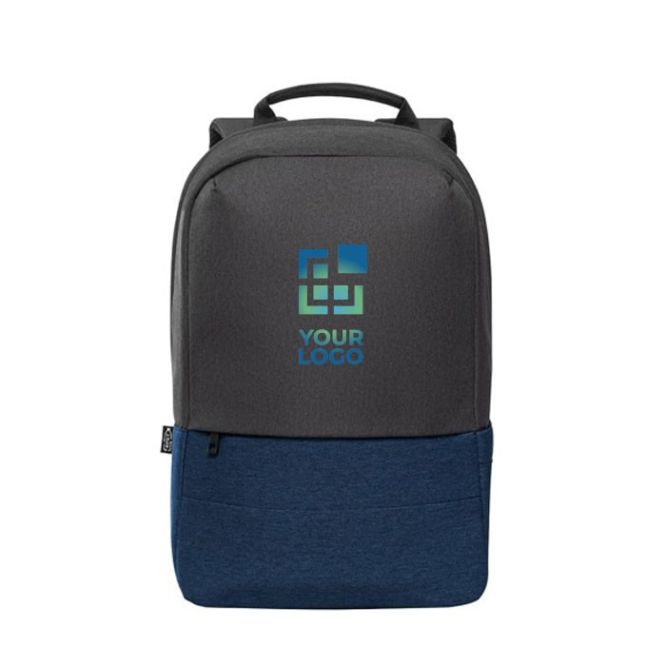 Zaino antitaccheggio in poliestere riciclato con tasca per pc 15,6''