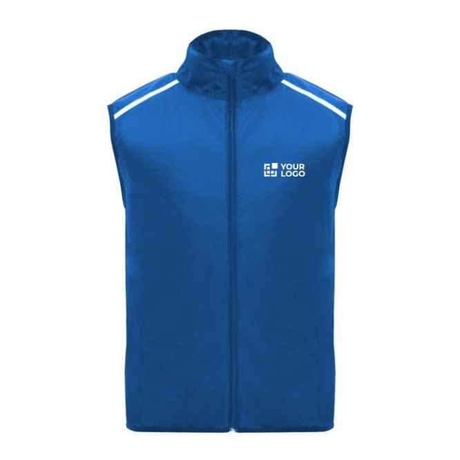 Gilet da corsa unisex antivento e traspirante poliestere 70g/m² Roly