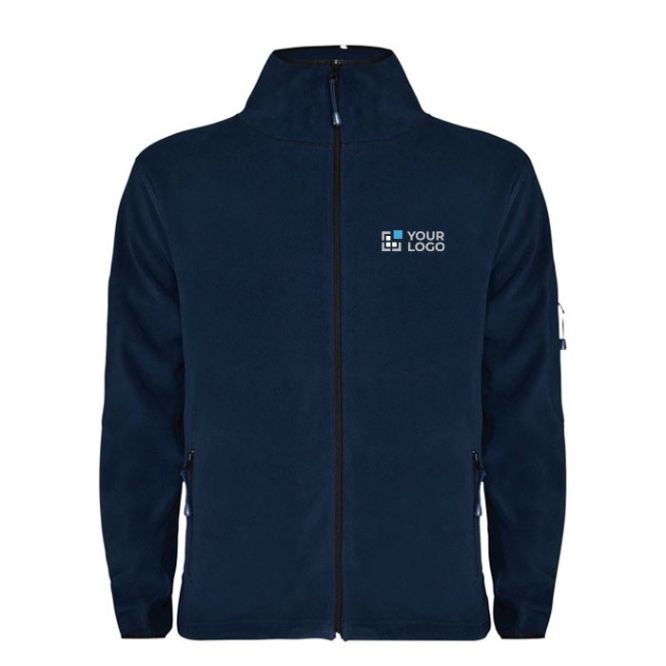 Pile uomo con zip completa in microfleece di poliestere 300g/m² Roly