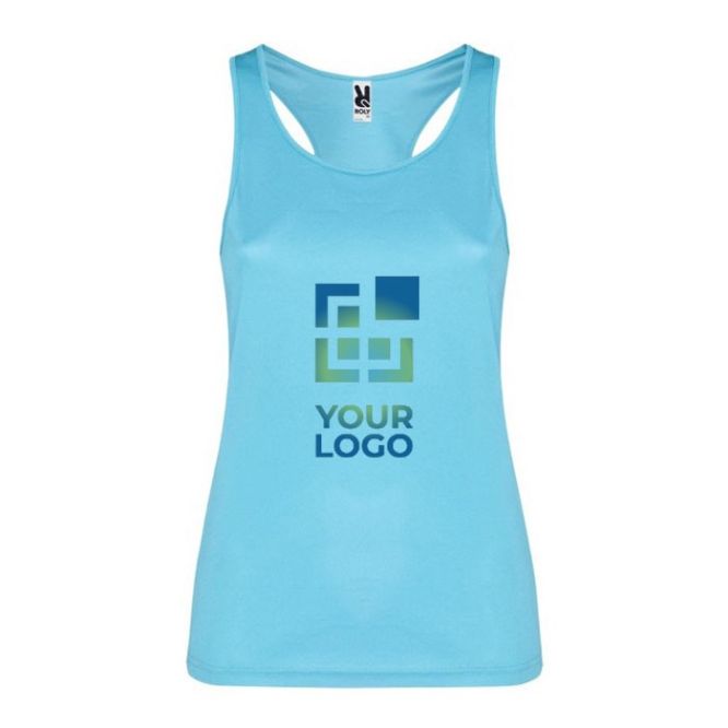 Canotta sportiva donna in tessuto tecnico di poliestere 140g/m² Roly