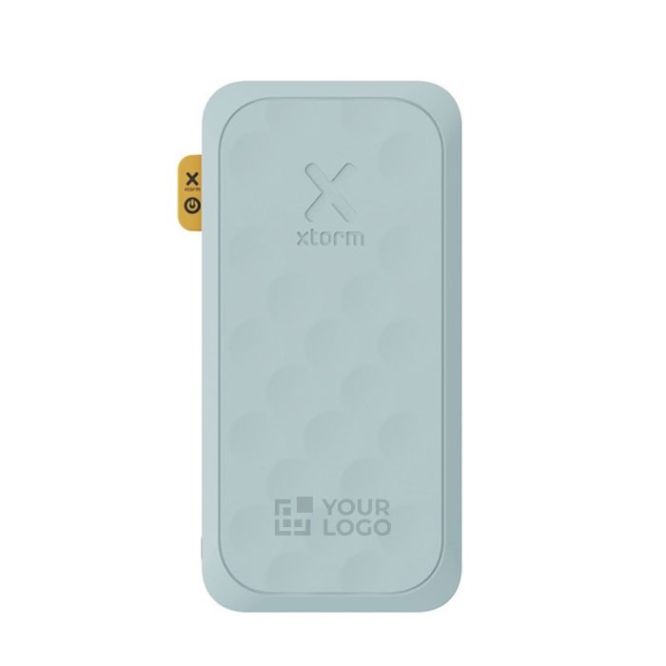Powerbank a ricarica rapida da 10.000 mAh e 20W con design perforato