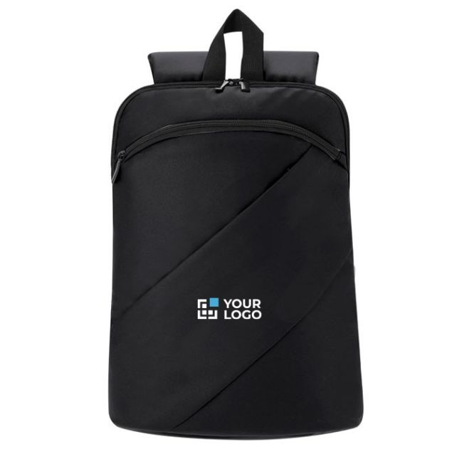 Zaino in morbido PU con 2 tasche frontali invisibili e 1 per pc 15''
