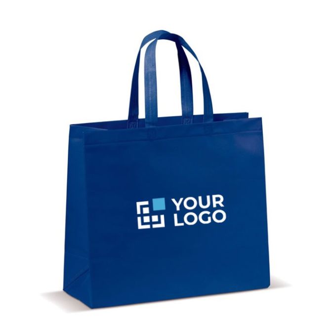 Borsa di vari colori realizzata in non woven laminato opaco 105g/m²