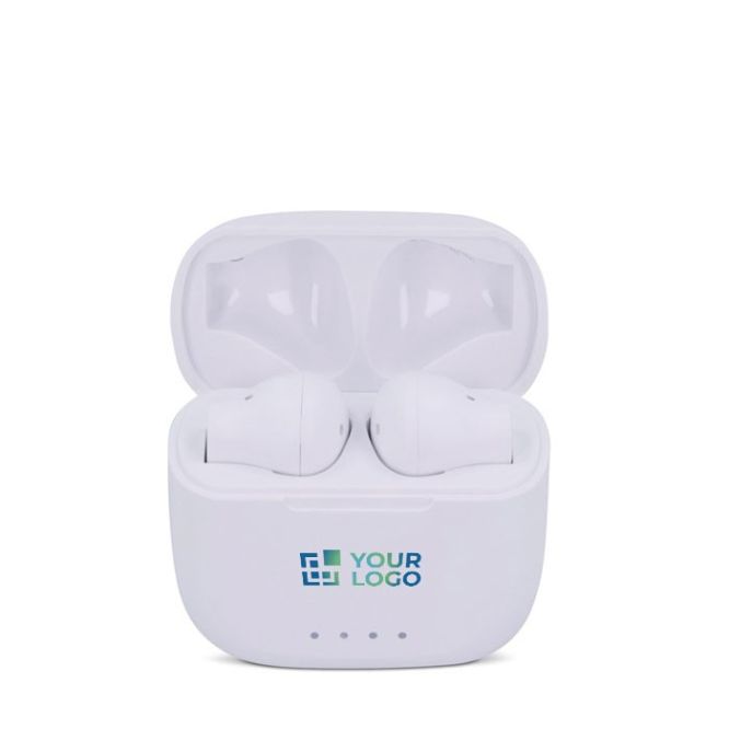 Auricolari wireless ergonomici in custodia personalizzabile