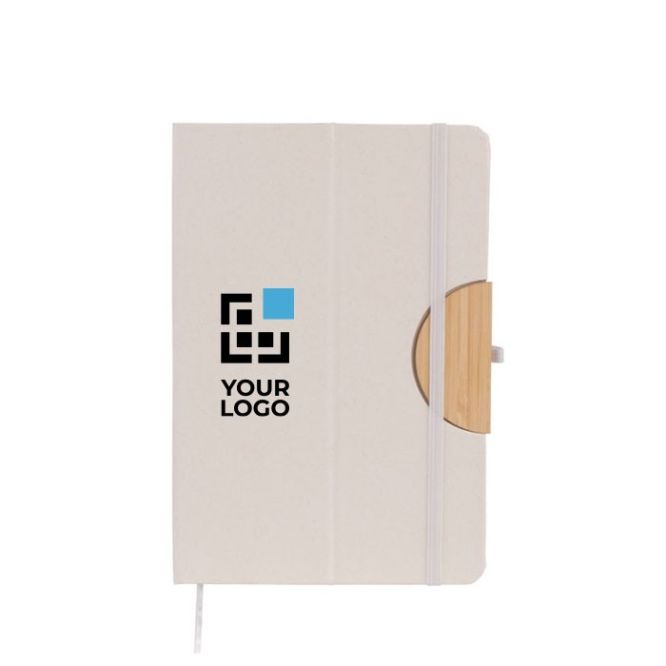 Taccuino A5 copertina pieghevole con supporto cellulare pagine neutre