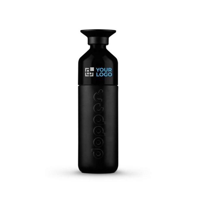 Borraccia termica ecologica Dopper Blazing Black Insulated 580ml color nero vista area di stampa