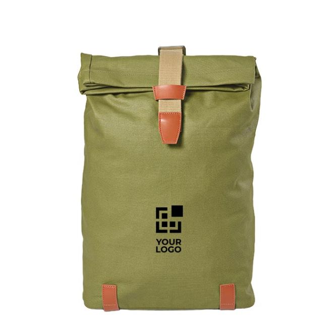 Zaino impermeabile in cotone riciclato per laptop da 17'' 23L