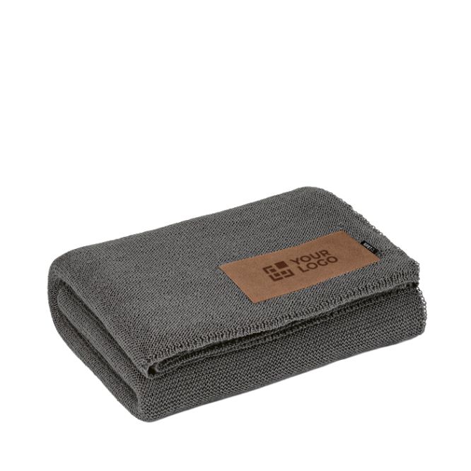 Coperta in lana e plastica riciclata con patch personalizzata 270 g/m2