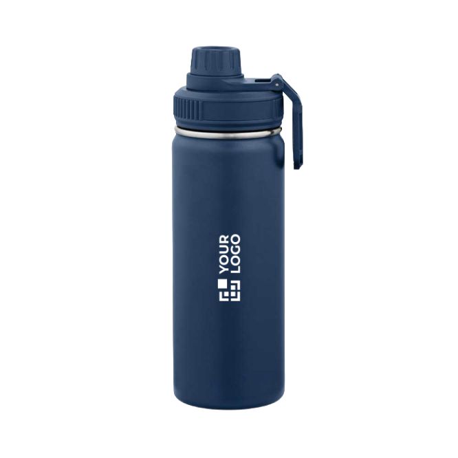 Borraccia termica in acciaio inox riciclato con doppio tappo 500ml
