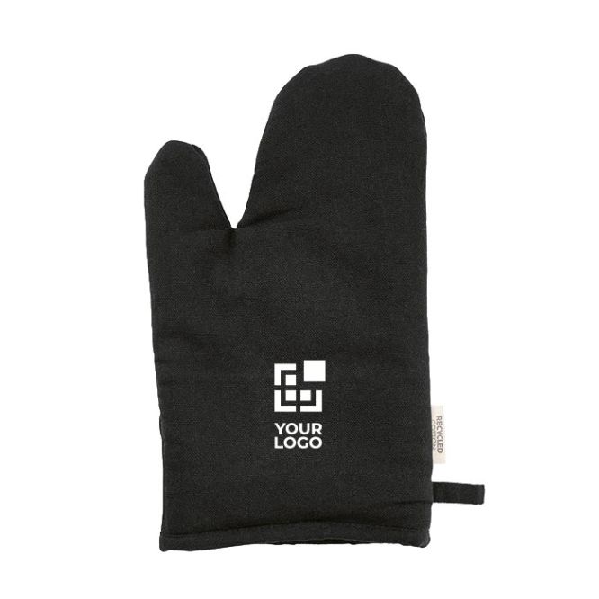 Guanto da cucina con pollice separato in cotone riciclato 220 g/m²