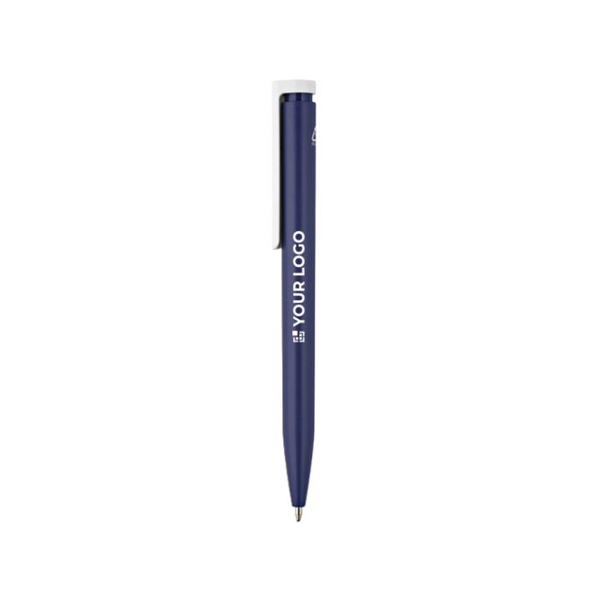 Penna in plastica riciclata dal design ultraleggero e inchiostro blu