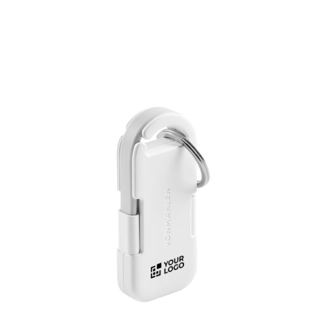 Caricatore portatile portachiavi ultracompatto in plastica riciclata 1.000mAh