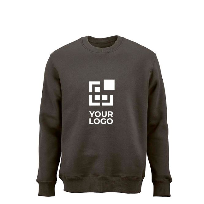 Felpa unisex in cotone biologico con girocollo 340 g/m² Nazaré