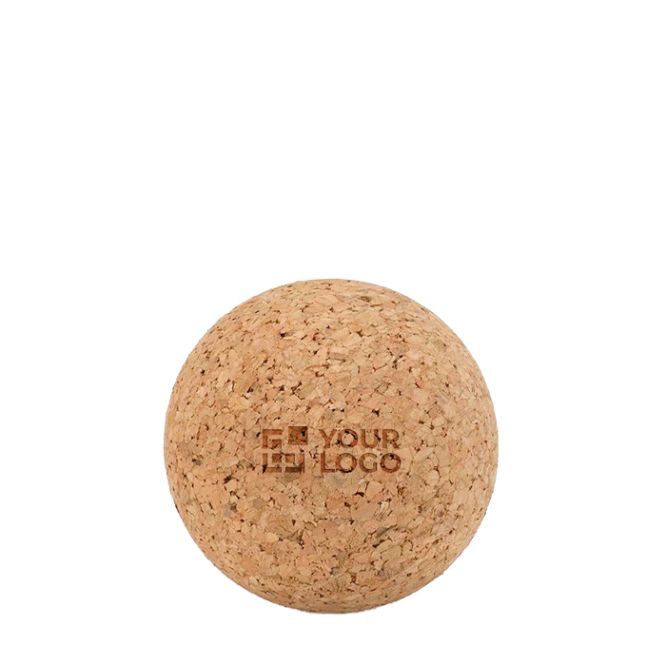 Sfera in sughero compatto per stretching e sollievo muscolare