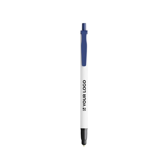 Penna a sfera in plastica riciclata con puntatore touch e inchiostro nero BIC®