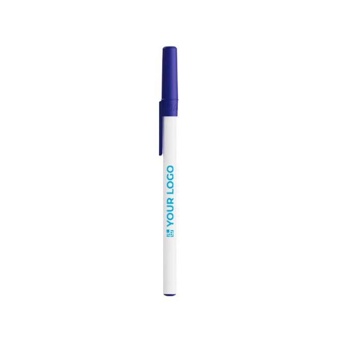 Penna a sfera in plastica classica con cappuccio e inchiostro nero Round Stic BIC®