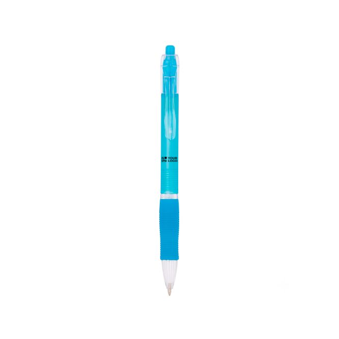 Penna a sfera in plastica con corpo traslucido e inchiostro blu Click BIC®