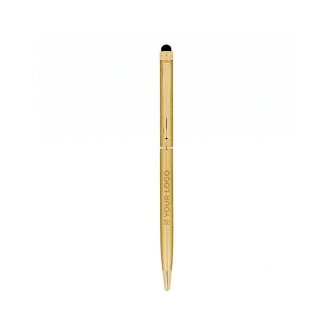 Penna a sfera in metallo con funzione touch e inchiostro blu Sleek Stylus BIC®
