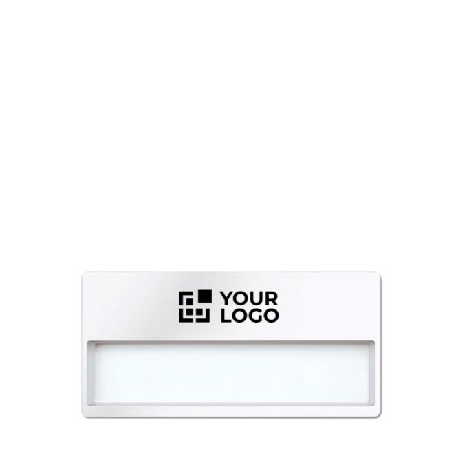 Porta badge magnetico riutilizzabile per eventi e congressi