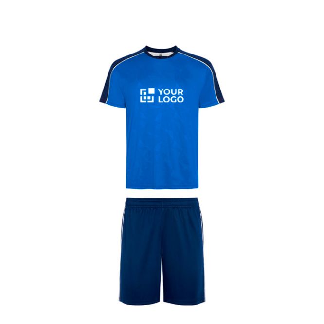 Completo sportivo unisex manica corta poliestere 140 g/m2 Roly Direct Titan