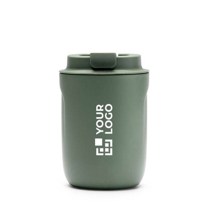 Bicchiere termico in acciaio inox con base antiscivolo 250ml
