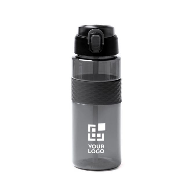Borraccia sport in plastica riciclata con dosatore a cannuccia 700ml