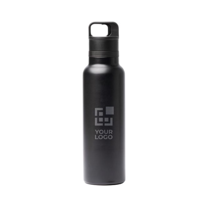 Borraccia termica in acciaio inox riciclato con tappo a pulsante 750ml