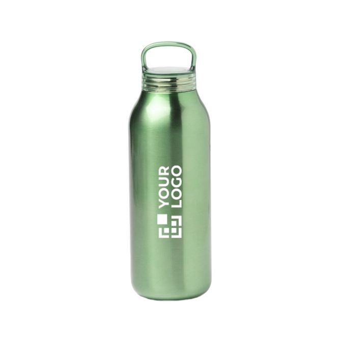 Borraccia termica in acciaio inox con tappo traslucido a vite 500 ml